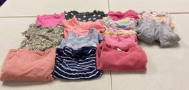Girls Clothing Lot of 13 Size 3T Tops Old Navy Cat & Jack H&M Easy Peasy Carters