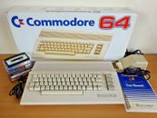 Computadora Commodore 64 en caja con juegos y manual C64 - Probada funcionando