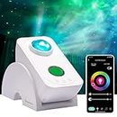Galaxy Projector Light for Bedroom Mood Light - App Controlled, Hey Google and Alexa Compatible - Night Light Nebula Projector, 90 Degrees Rotating Northern Lights Ceiling Projector