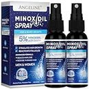 Minoxidil for Men Hair, 5% Minoxidil for Women Hair Growth Spray, Minoxidil for Men Beard Growth, Hair Regrowth for Men, Minoxidil 5 Percent, Hair Loss Treatments for Women 2 Bottles