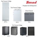 SMAD Propane Gas Refrigerator LPG 12V 240V 2-Way Chiller Camper Off-grid Villa