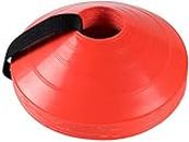 Super Z Outlet Bright Orange Round Cones Sports Equipment for Fitness Training (20 Pack)
