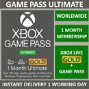 Xbox Live 1 Month Game Pass Ultimate Live Gold Membership - DIGITAL CODE