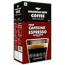 Colombian Brew High Caffeine Espresso Instant Coffee Powder, Strong, 100g