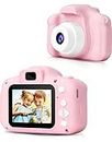 Generic Kids Digital Camera With Free 4Gb Memory Card By Retail Standard, Mini Camera For Kids, Birthday Gift For Kids, Kids Toy Camera 8 To 12 Years Old (Color Pink With Sd Card) - Megapixels 8.00