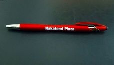 Die Hard Movie Nakatomi Plaza Prop Red Stylus Ball Point Pen