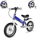 bikeboy Balance Bike 2 in 1,The Dual Use of a Kids Balance Bike and Kids Bike,12 14 Inches for 2-6 Years Old,with Shock Absorbers, Fenders, Pedals, Auxiliary Wheels
