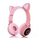 WK LIFE BORN TO LIVE- Updated 2023 K9 5.3 Kids Headphones with Mic Upto 30 Hours Play Time with 800 mAh Battery- Pink