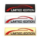 Car Emblem Badge Decal Trim Accessories Sticker Limited Edition 3D Logo Chrome