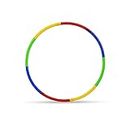Bluebell Hula Hoop for Boys and Girls, pet Training and Adjustable and Detachable Fitness Exercise Ring Toys for Playing, Ideal for Weight Loss, Sport, Gymnastics and Outdoor Games for Kids (Medium)