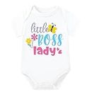 Lillypupp pure cotton unicorn dress romper bodysuit for baby girls. new born baby clothes for girl with funny quote little boss lady