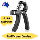 Adjustable Power Hand Grip Forearm Exerciser 5-60Kg Strengthened Gym  Trainer