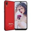 4G Mobile Phone, Blackview A60 Pro Smartphones Unlocked, Dual SIM Free Android 9.0 Phones with 6.1 inches Waterdrop Full-Screen, 4080mAh Big Battery, Fingerprint, Face Unlocked (Red)