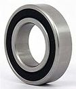 VSJ 10 Pcs 6301-2RS Double Rubber Seal Bearings 12X37X12 MM, Pre-Lubricated and Stable Performance and Cost Effective, Deep Groove Ball Bearings