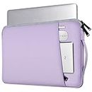Laptop Sleeve 14 Inch Laptop Case Computer Bag for 15 inch New MacBook Air M2 A2941 2023, Surface Laptop 5/4/3 15 inch, HP Lenovo Acer ASUS Chromebook 14/ Dell XPS 15 Plus, Purple