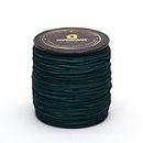 DAMODARAM 2mm Nylon Macrame Thread Cord/Dori for Art Craft & DIY Projects (100 MTR, Bottle Green)
