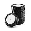 88&90mm 1/10 2WD RC Off-Road Buggy Car Rubber Tires Wheels Tyres for XRAY XB2 Serpent SRX2 SRX4 Traxxas Bandit Tekno EB410