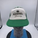 Vintage Korbel Champagne Brandy Cellars Trucker Green/White SnapBack 80s Hat Cap