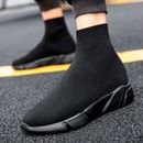 Mens Shoes Stretch Socks Sneakers Mens Trainers Outdoor Walking Shoes