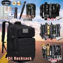 Outdoor Außen Notfall Survival Kit Set Gear Camping Multitool Tactical Rucksack