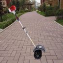 Gas Power 52CC Handheld Sweeper Broom Driveway Turf Artificial Grass Snow Clean