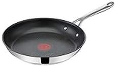 Jamie Oliver by T-fal Cooks Direct Frying Pan 28 cm/ 11 inches - Jamie Oliver, 18/10 Steel