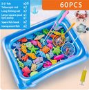 Magnetic Fishing Toys Game Set for Kids for Bath Time Pool Party NEU