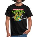 T-shirt uomo logo tartarughe ninja teenage mutant ninja