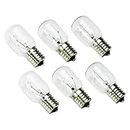 8206232A Microwave Light Bulb,125V/40W /E17,Microwave Oven Light Replacement Part Exact Fit for Whirlpool Maytag Microwaves,Extra Long Life and Durable,Pack of 8