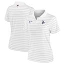 Women's Nike White Los Angeles Dodgers Authentic Collection Victory Performance Polo
