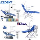Dental Unit Chair Computer Controlled DC Motor Hard Leather / Dentist Stool