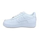 Nike Youth Air Force 1 LE GS Leather White White Trainers 6 US