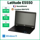 🥇✅ 15,6" Dell Latitude E5550 i5 5300 8 Go 256 GB SSD Windows 11 Pro ⭐⭐⭐⭐⭐