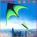 1.6m Big Triangle Kite with Wheel Line Fly Wind Kite for Kids Adults for Outdoor