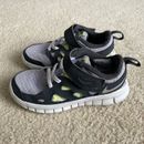 Zapatos para correr Nike Free Run 2 para niñas talla 12 púrpura pulso ligero giro limón