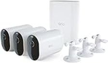 Arlo Pro 5S 2K XL - 3 Pack - Security Cameras Wireless Outdoor, Dual Band Wi-Fi, Color Night Vision, 2-Way Audio, Home Security Cameras, Long Battery Life, White VMS4362P-100NAS
