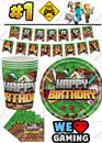 Minecraft TNT Party | Videospiel Geburtstag Party Dekorationen Zubehör & Ballons