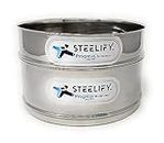 Steelify Stainless Steel Cooker Separator Suitable for Various Size Pressure Cookers - Lifter Not Included (3 Litre Inner Lid (Hawkins))