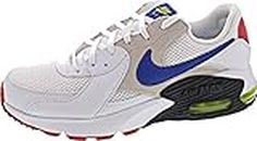 NIKE Men's Air Max Excee Running Shoe, White Hyper Blue Bright Cactus Track Red, 8.5 US
