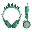 Dinosaur Kids Stereo Headphone With Mic Volume Limiting for Boys Children