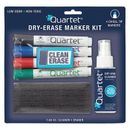 QUARTET 51-659672QA Dry Erase Marker and Eraser Set,PK4