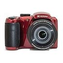 KODAK PIXPRO Astro Zoom AZ255-RD 16MP Fotocamera digitale con zoom ottico 25X 24mm grandangolare 1080P Full HD video e LCD da 3" (rosso)