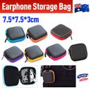 Portable Hard Case Pouch Storage Bag For Earphone Headphone Earbuds Cable