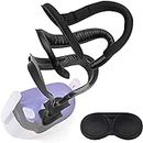 Leqtroniq Facial Interface Bracket & Face Cover - Anti-Light Leakage Face Pad, Breathable Face Bracket, 6 in 1 Accessory Set Compatible with Oculus/Meta Quest 2
