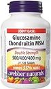 Webber Naturals Glucosamine Chondroitin MSM, Double Strength, 120 Tablets, Helps Relieve Joint Pain Associated with Osteoarthritis