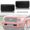 KEWISAUTO Front Bumper Guards Pads for Ford F-150, Black Bumper Inserts Cover Caps for Ford F150 2018 2019 2020 Accessories(2PCS, Left & Right)