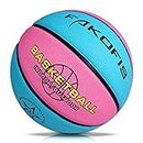 FAKOFIS Kids Basketball Size 3(22"),Youth Basketballs Size 5(27.5") for Play Games Indoor Backyard,Outdoor Park,Beach & Pool