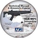American Gunsmithing Institute Armorer’s Course Video on DVD for H&K MP-5 Submachine Gun - Technical Instructions for Disassembly, Cleaning, Reassembly and More