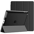 JETech Case for iPad 2 3 4 (Old Model), Smart Cover with Auto Sleep/Wake (Black)