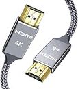 2M HDMI Lead-Snowkids 4K HDMI Cable 4K@60Hz Compatible Fire TV, 3D Support, Ethernet Function, Video 4K 2160p, 1080p, 3D , 4K TV/HDTV/Blu-ray